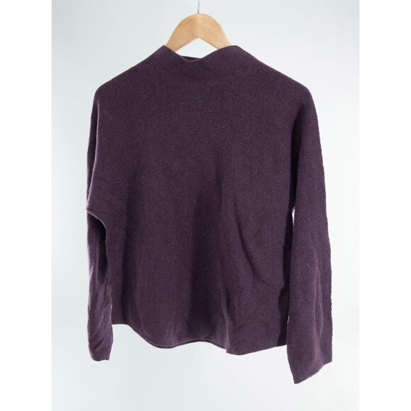 Lululemon Boxy Cotton-Blend Sweater Heathered Vintage Plum | XS/S - Picture 6 of 8